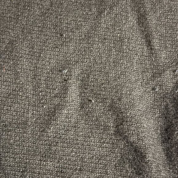 Vintage Eminent Black Wool Angora Sweater Tunic – Gold Stud & Button Med - Picture 10 of 11